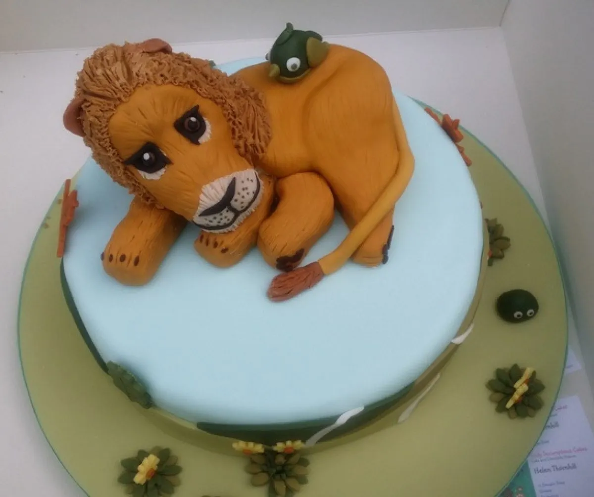 Glossop Lion And Parkrun Cake