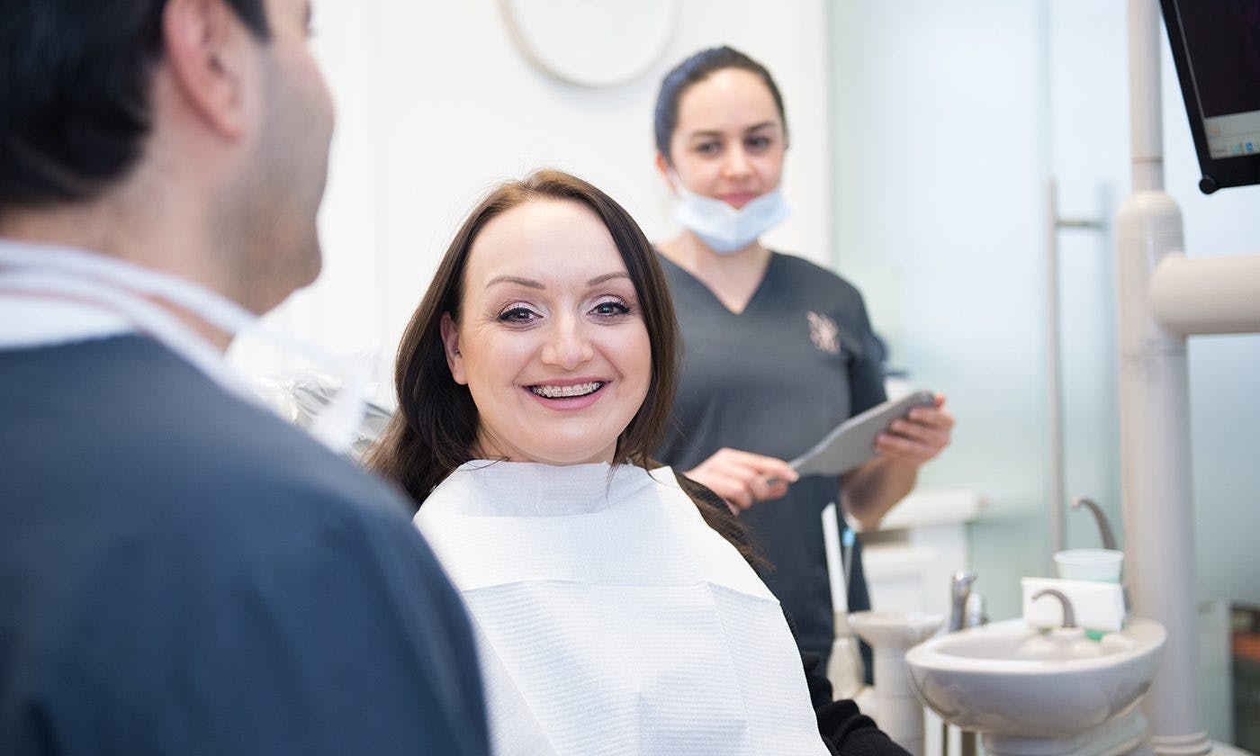 Repairing teeth at Grancille Dental & Implant Clinic