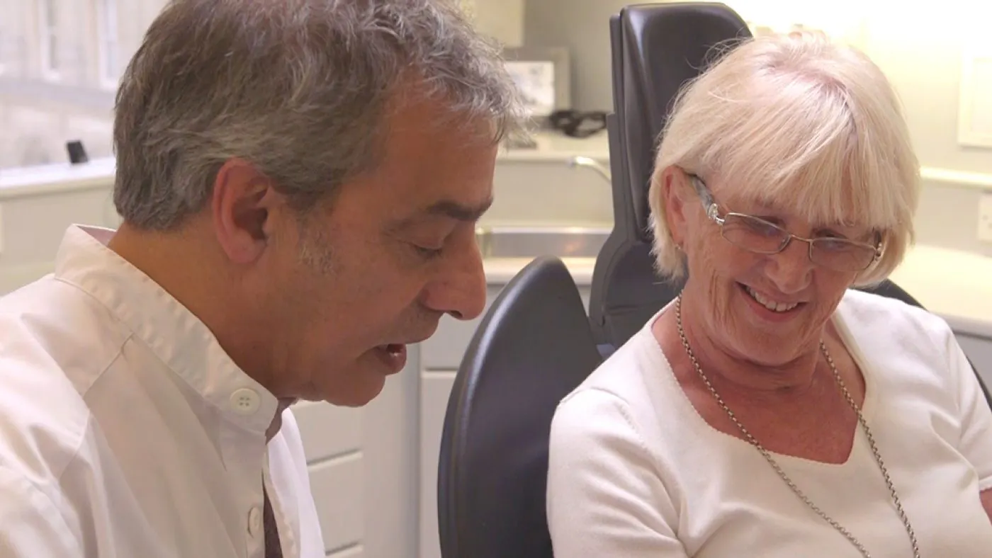 Dentist with Dental Patient - Visions and Values Video - Portman Dental Care