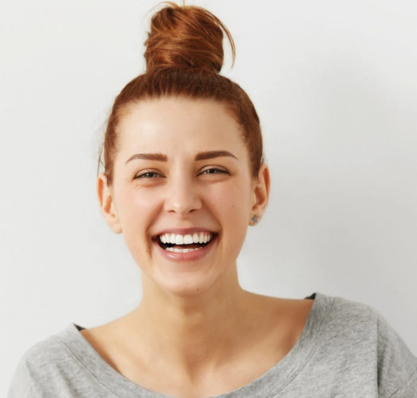 Clear Aligner Happy Smiling Woman
